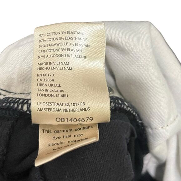 Anthropologie Pilcro Corduroy Pants Women’s 32 Navy High Rise Skinny Fall Casual - Picture 13 of 13